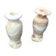 2 vases soliflore en onyx