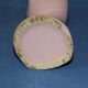 Baguier main en céramique vintage rose