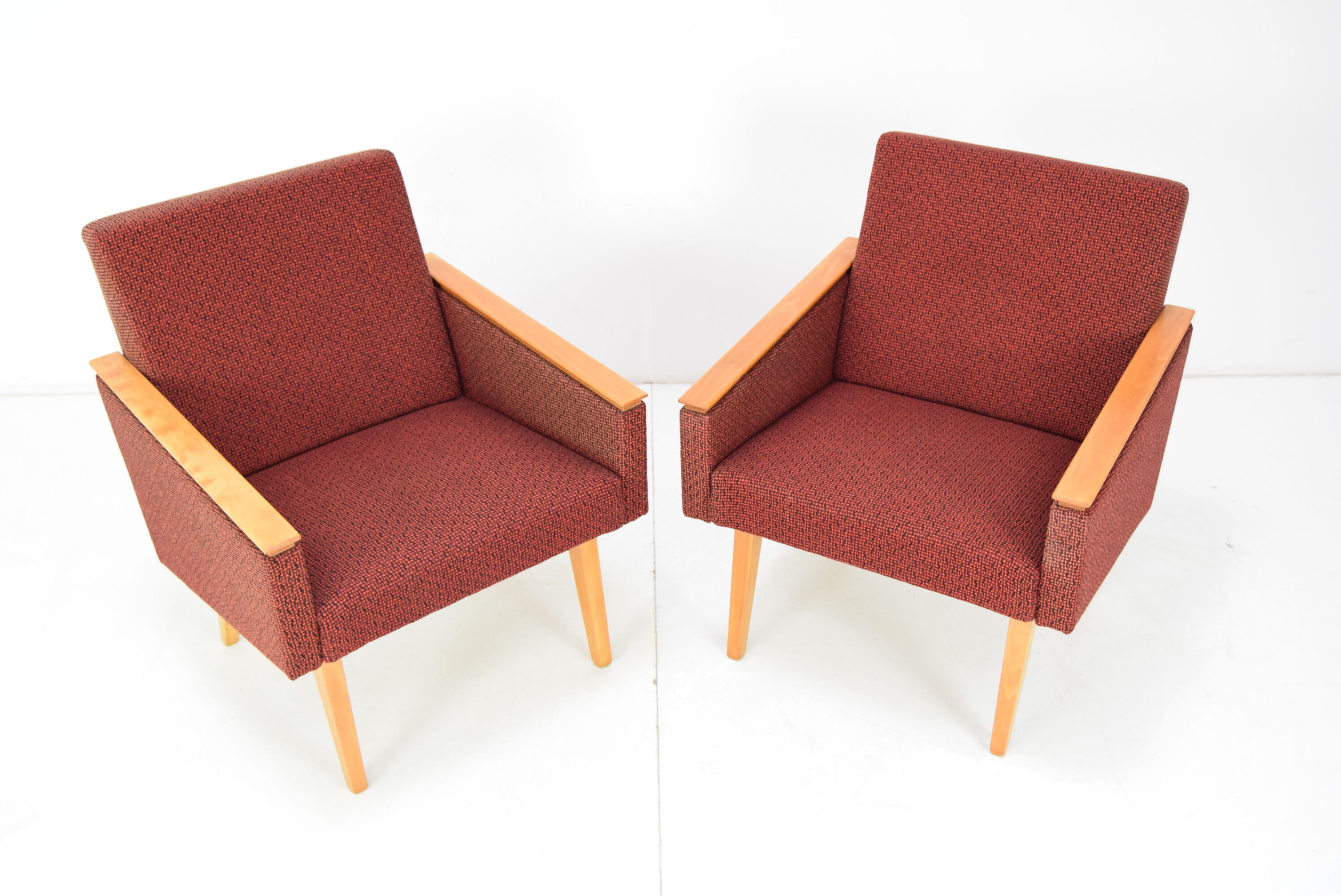 Pair of Mid-century Design Armchairs,1960's.