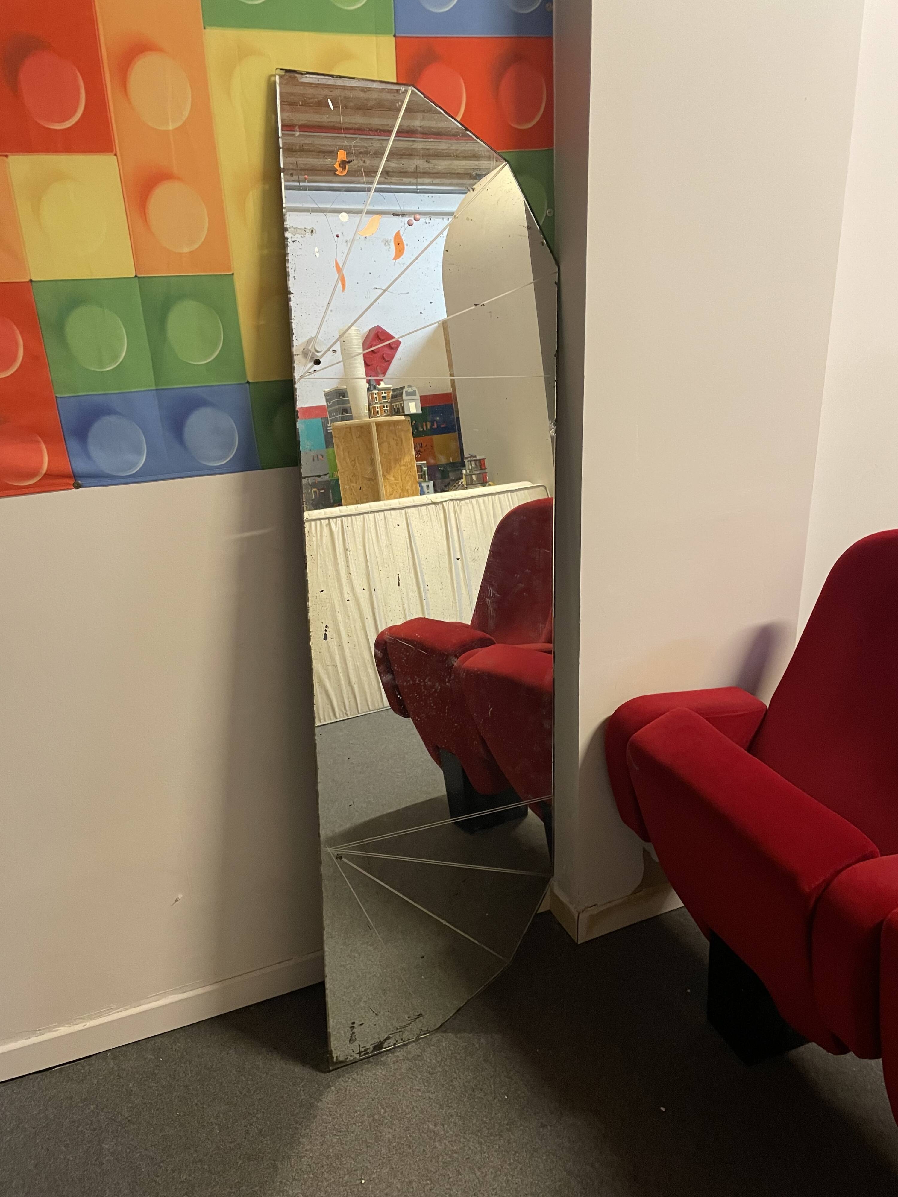 Vintage art deco mirror