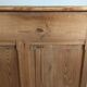 Striped pine office counter