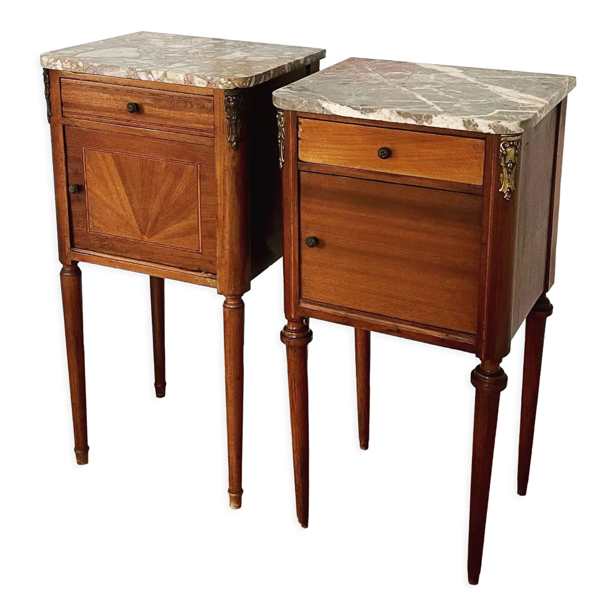 Paire de chevets 1900