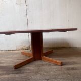 Coffee table raised in Scandinavian teak 1960