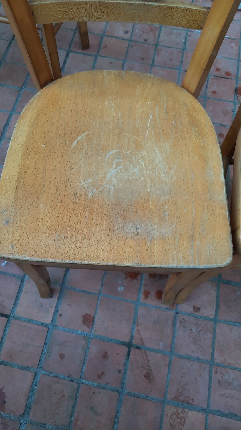Lot de 8 chaises bistrot