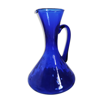 Pitcher of blown glass