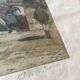 Ancient lithograph Notre-Dame de Paris signed Richard de la Broye
