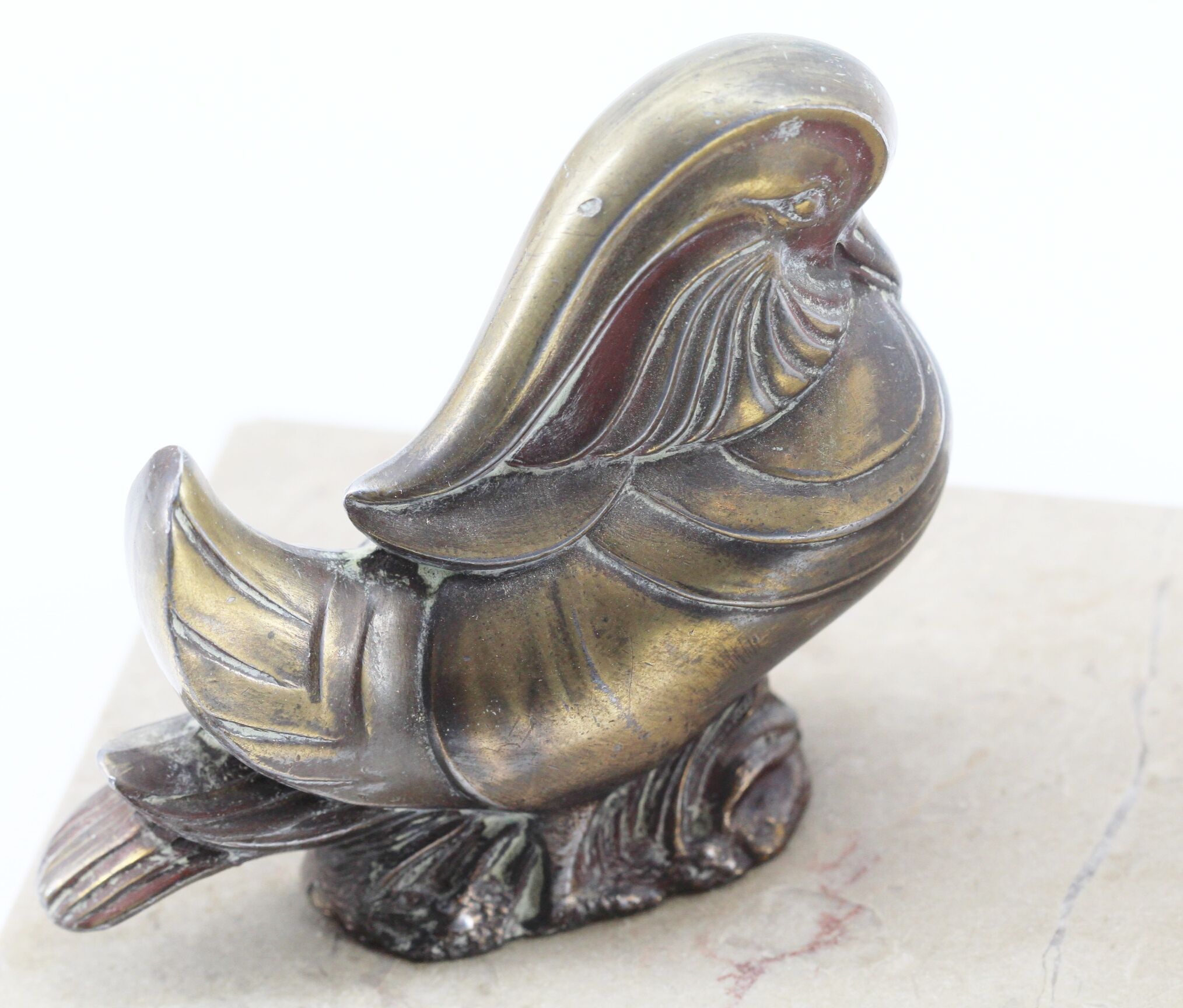 Lampe art déco oiseau