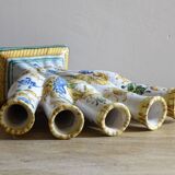 Italian Maiolica Ceramic Tulip Vase or Tulipière