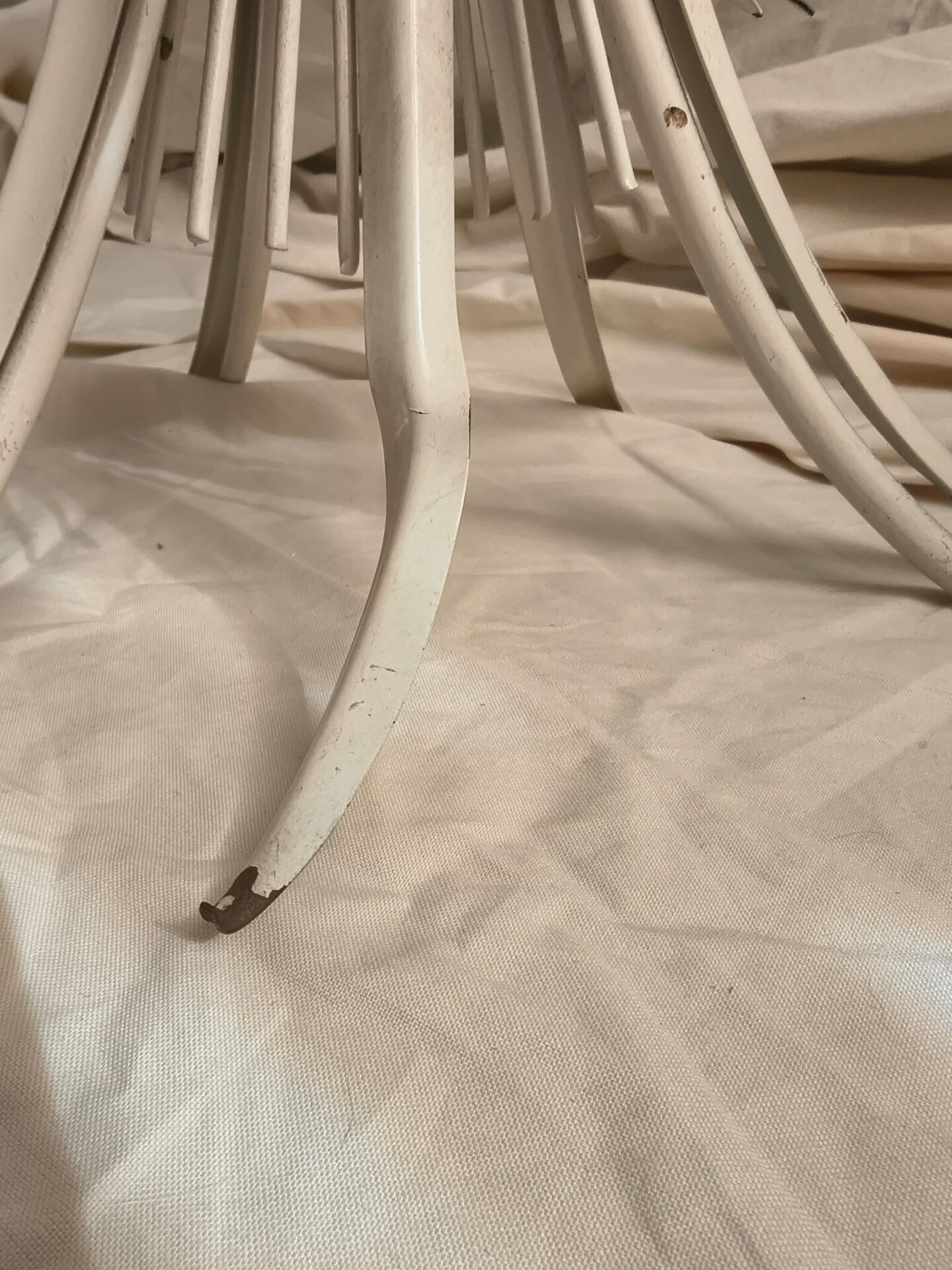 Table basse gerbe de blé fin années 1960