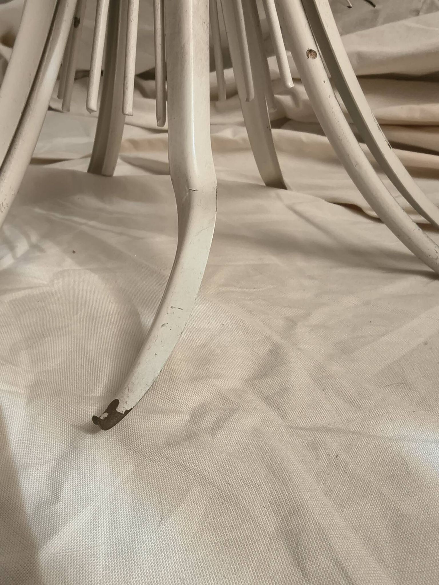 Table basse gerbe de blé fin années 1960