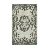 Handmade contemporary oriental 1970s 200 cm x 314 cm grey carpet