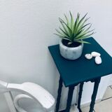 High wooden sellette, renovated