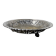 Openwork silver-plated metal fruit bowl or basket