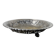 Openwork silver-plated metal fruit bowl or basket