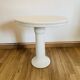 White ceramic console table