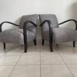 Pair of Art Deco armchairs