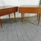 Pair of vintage bedside tables