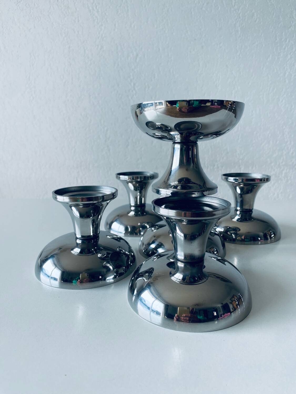 Stainless steel ice cream cups