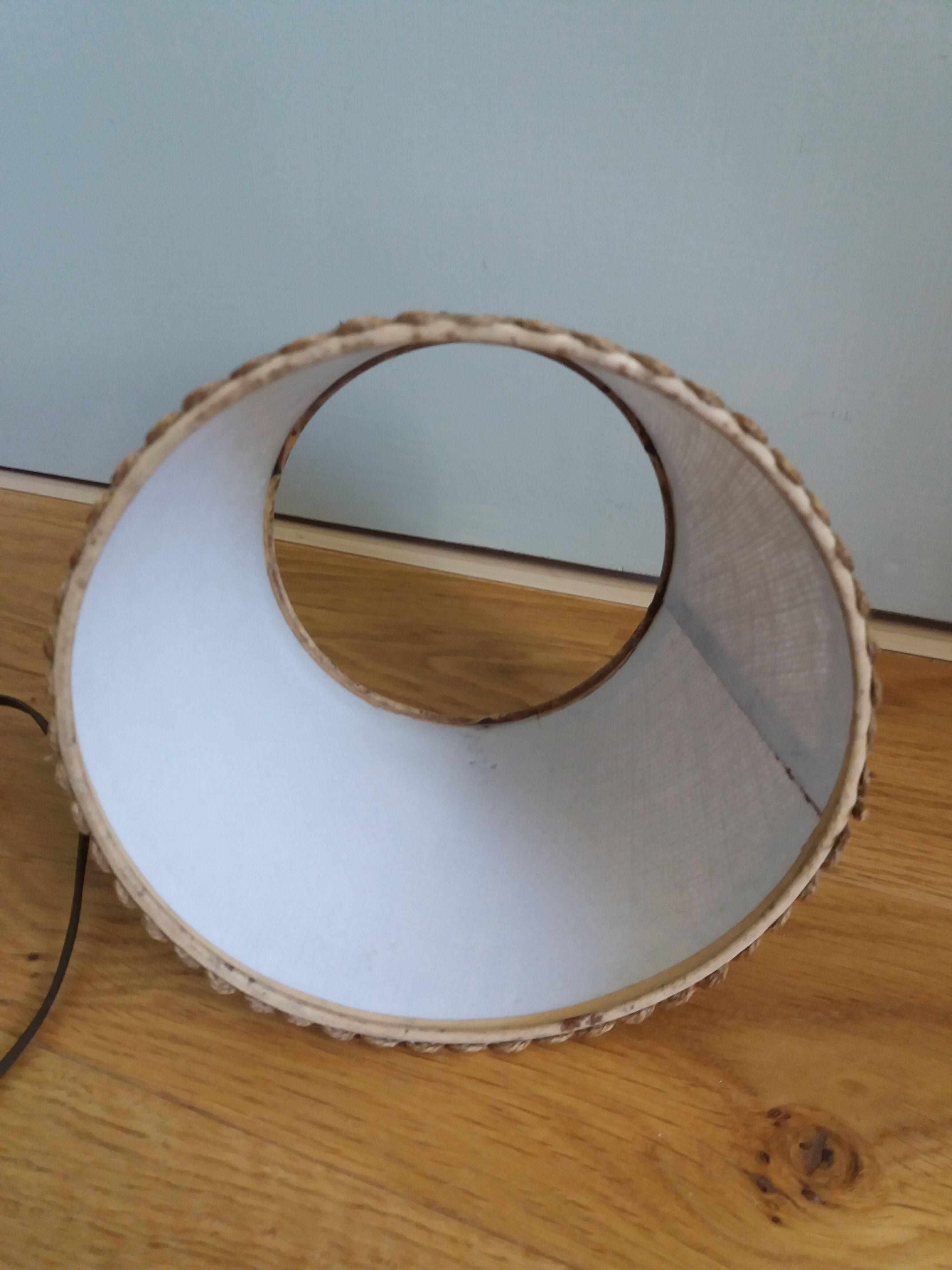 Bedside lamp turned wood