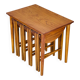 Vintage Scandinavian coffee table in teak from the 1960s.