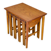 Table basse scandinave vintage en teck 1960