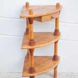 Etagère d'angle en bois