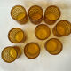 Verres ambres vintage
