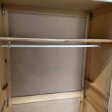 Vintage wooden wardrobe.