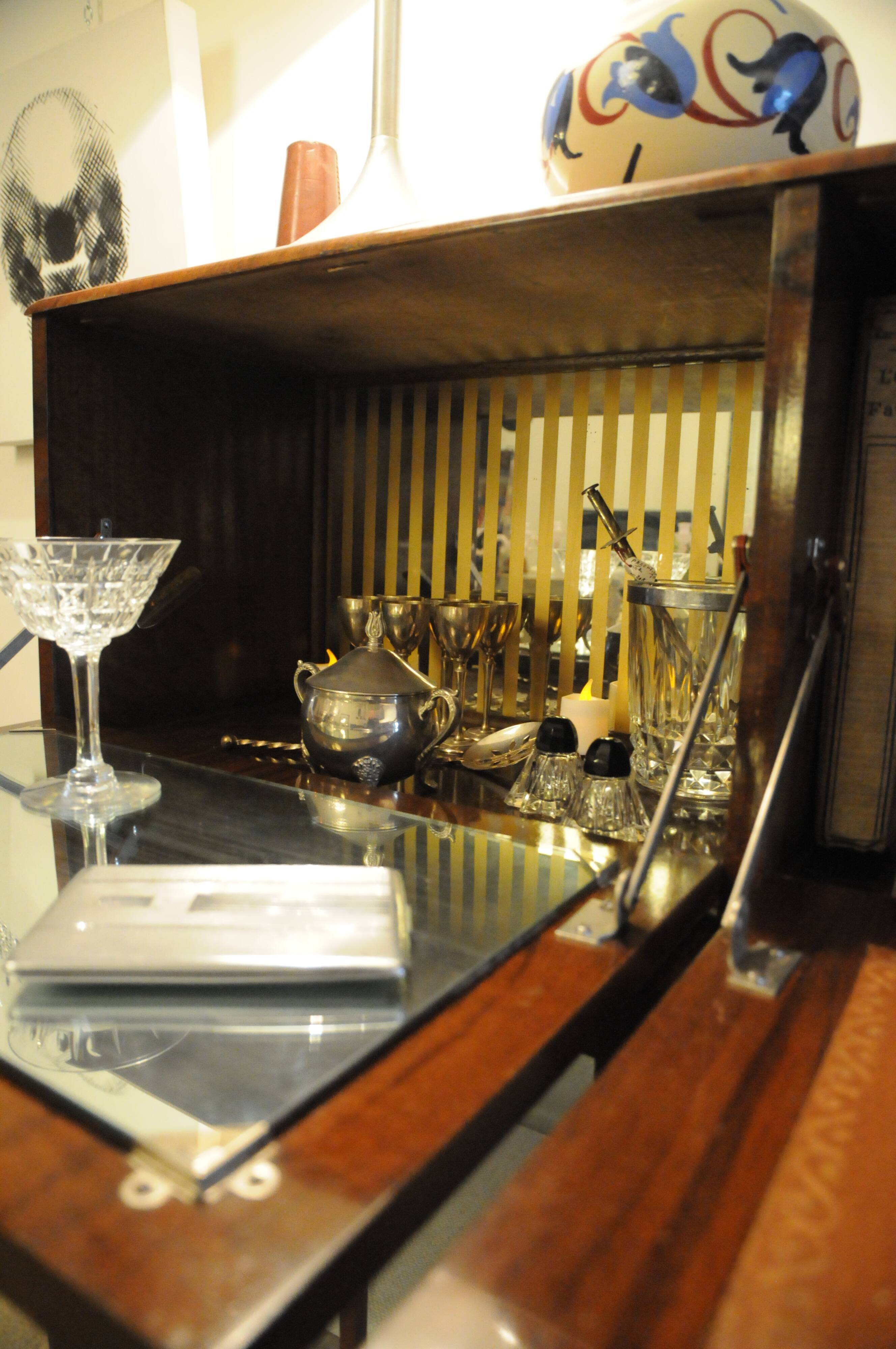 Showcase / Secretary / teak "Turnidge" art deco buffet