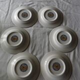 6 assiettes à dessert Gien