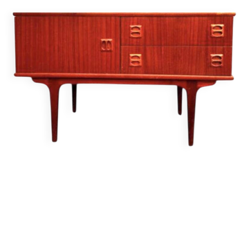 Vintage Scandinavian teak enfilade commode