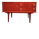 Vintage Scandinavian teak enfilade commode