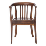 Vintage Armchair 1950s Germany, Beech Wood, Mid Century Accent Chair