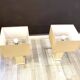 Pair of Wooden Living Room Table Lamps