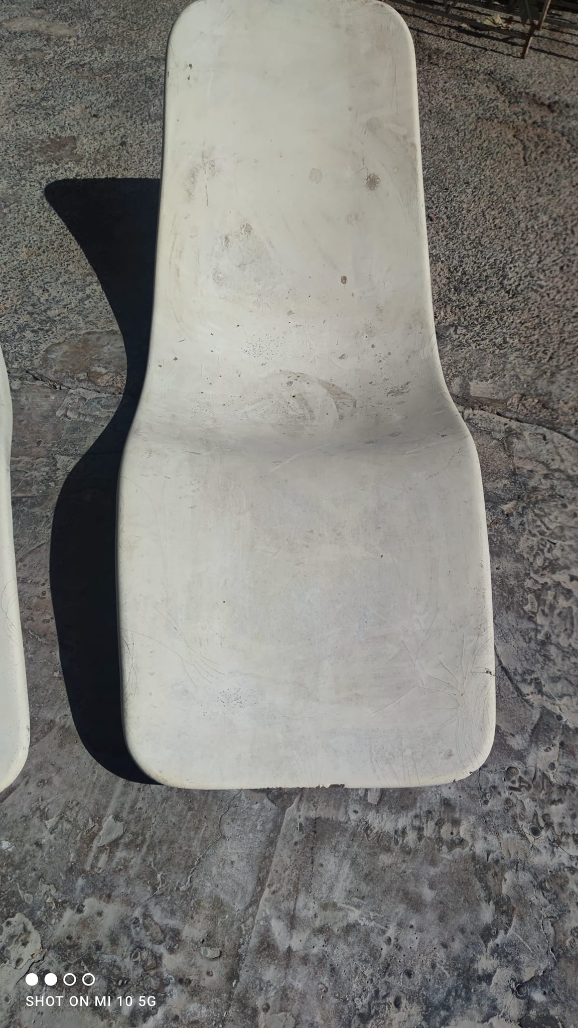 Sun lounger by Charles Zublena in polyester, circa 1960