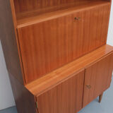 1960s secretary combination in walnut