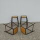 4 vintage stackable workshop stools from Mullca.