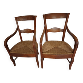 Paire de fauteuils provençaux
