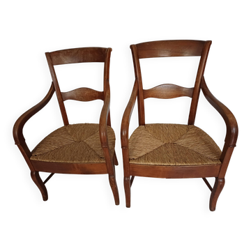 Pair of Provençal armchairs