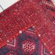 Afghan Ersari handmade carpet 78cm x 114cm 1950s