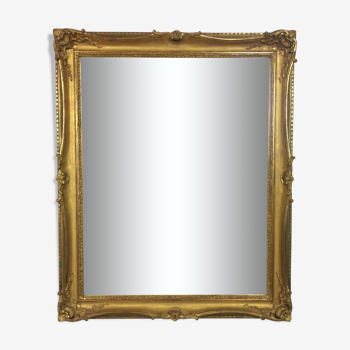 Miroir classique en bois doré 69x87cm