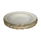 Gien white hollow plates