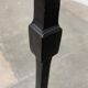 Vintage brutalist candle holder in wrought iron