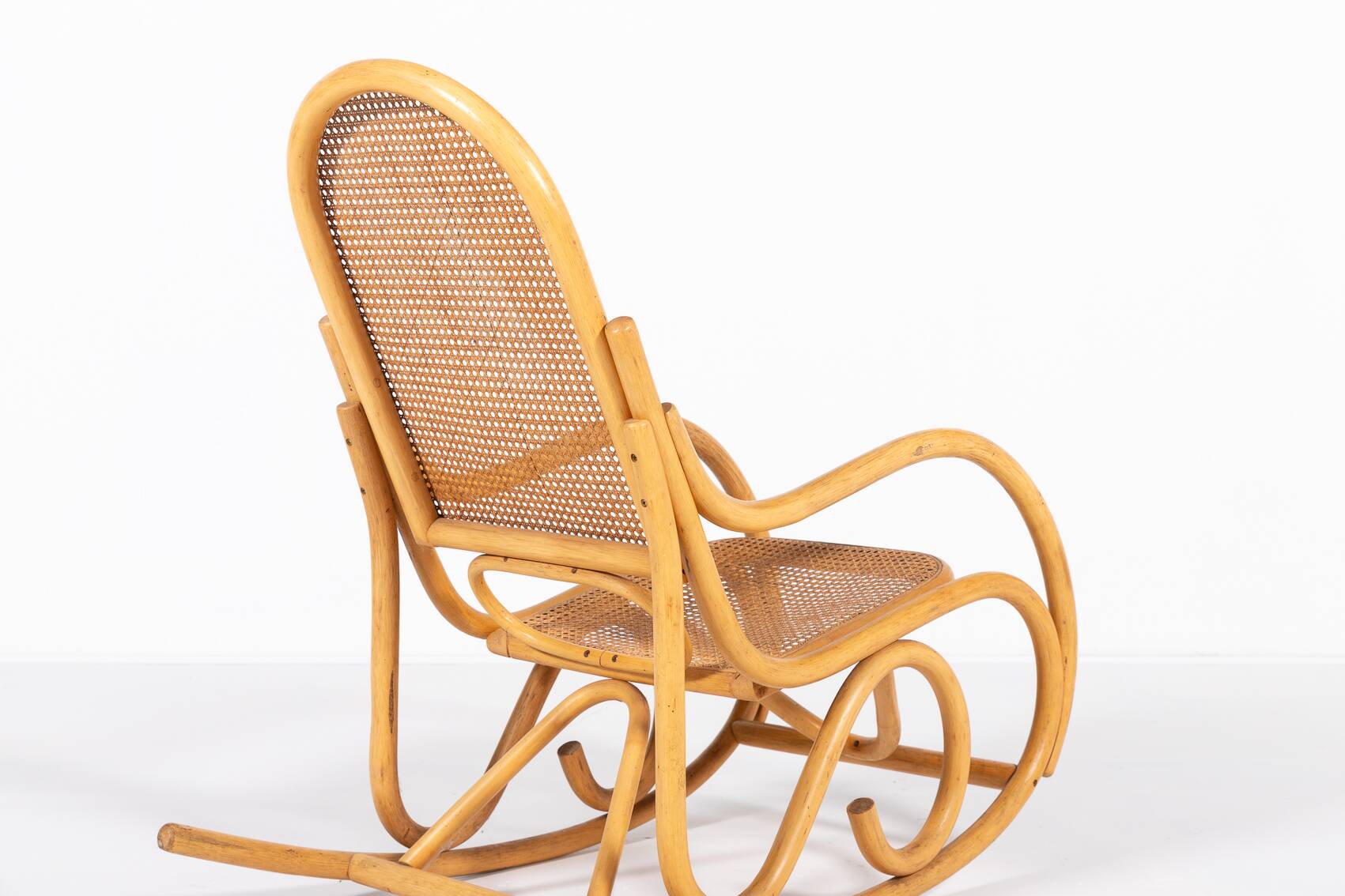 Vintage Thonet style rocking chair