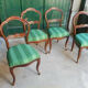 4 chairs Louis Philippe