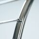 set of 4 Italian Wire Chairs, Chrome & Metallic Thread, 1974