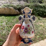 Small porcelain vase Royal Dux Bohemia Czechoslovakia 1950 Art Nouveau