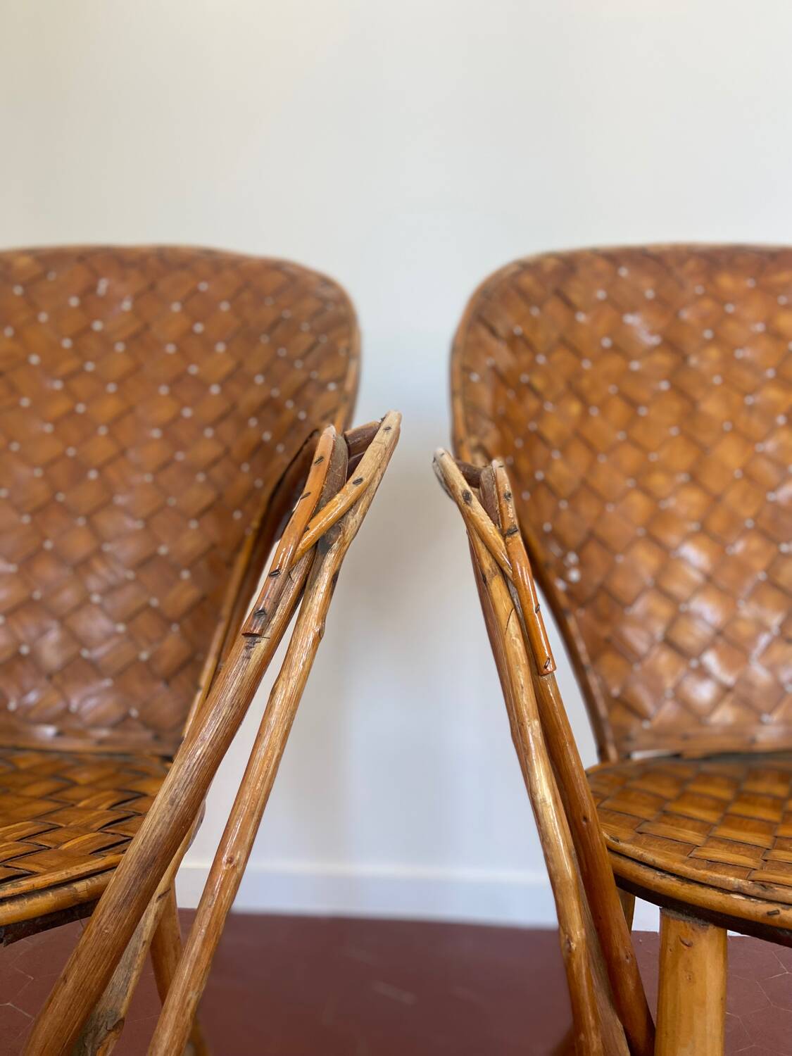 Paire de fauteuils vintage