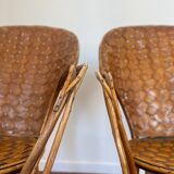 Paire de fauteuils vintage