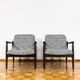 Customizable Blue Armchairs By Edmund Homa, 1960s